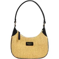 Pepe Jeans for woman. PL0300176 Trish bag beige, black (OSFA), Casual, Polyurethane
