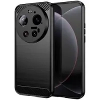 Mtp Products Xiaomi 17 Ultra Børstet TPU-deksel - karbonfiber - svart