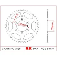 Rk 4476 520 Bakre Tannhjul