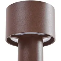 Arcchio LED-gatelampe Milten, 65 cm, rustfarget, IP65, sensor