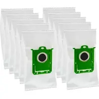 Premium Støvsugerposer, syntetfiber, 10st. + motorfilter