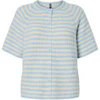 Pieces Pcmalou Stripe Strikket Cardigan