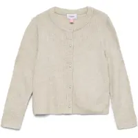 Vero moda Lefile cardigan rund hals med perler lys beige (146/152)