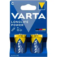 Varta 04914 121 422, LR14, Alkalinsk, 1,5 V, 2 stykker, Blå, Gult, Tyskland