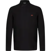 Armani Exchange for man. XM001288AF17321MC536 Polo Relax black (L), Casual, Cotton, Long sleeve