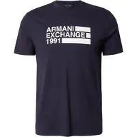 Armani Exchange for man. XM002788AF10356UB101 T-shirt white blue (XL), Casual, Cotton, Short sleeve