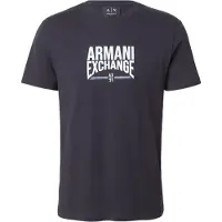 Armani Exchange for man. XM002452AF10334UB101 Basic Slim Fit navy T-shirt (XS), Casual, Cotton, Short sleeve