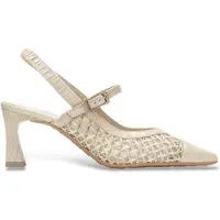 Hispanitas for woman. RHV264671 Giorgia beige shoes (38), 5 to 8 cm, Buckle, Casual, Party, Classic