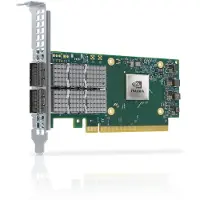 Nvidia ConnectX-6 Dx EN - Crypto-frakoblet med Secure Boot - nettverksadapter - PCIe 4.0 x16 - 100 Gigabit QSFP56 x 2