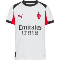 Puma AC Milan 25/26 Away Jersey Youth, Clothing, White/Red, 15-16Y