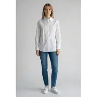 Marella for woman. 2613111022200 Shirt Mllcomune white (44), Casual, Cotton, Long sleeve