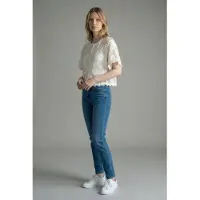 Twinset for woman. 261TT3161 Top Giacchina white (L), Cotton, Short sleeve