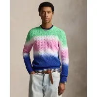 Ralph Lauren for man. 710A12809001 Multicolour dip-dyed cotton jumper (M), Casual, Multicolor