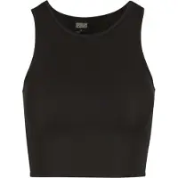 Urban Classics Glitter Cropped Ermeløs Topp