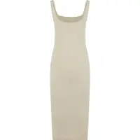 Urban Classics Basic Long Cotton Jersey Ermeløs Kjole