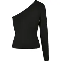 Urban Classics Aymmetric Longleeve Langarmet T-skjorte