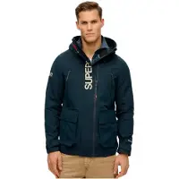 Superdry for man. M5012104A Hooded windbreaker jacket with embroidery Ultimate navy (S), Casual, Polyester