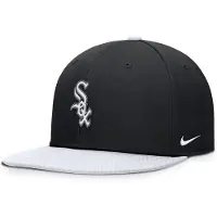 Nike Mlb Chicago White Sox Youth Dri-fit Pro Structured Square Bill Junior Cap