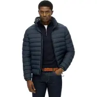 Superdry for man. M5011757A Fuji Print Padded Jacket navy (XXL), Casual, Polyester