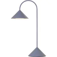 Frandsen LED-batteridrevet bordlampe Grasp, lyseblå, høyde 47 cm