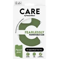 PanzerGlass CARE by - Baksidedeksel for mobiltelefon - MagSafe-samsvar - resirkulert plast - skarp grønn - for Apple iPhone 16 Pro