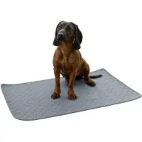 Kerbl Pet vaskbart urinunderlag, grått - ca. L 90 x B 60 cm