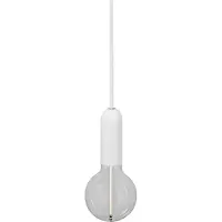 Osram hengelampe VINTAGE 1906 ROUND, hvit, metall, Ø 10 cm