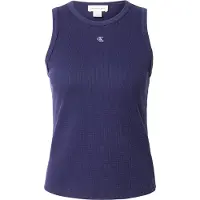 Calvin Klein Jeans Monogram Patch Waffle Racer Ermeløs T-skjorte