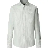 Hackett London Ess Bengal Linen Skjorte Med Lange Ermer
