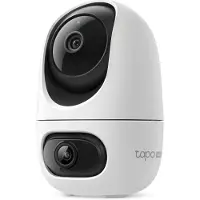 TP-LINK Tapo C245D, IP-sikkerhetskamera, Innendørs, Trådløs, Tak/Vegg, Hvit, Sfærisk