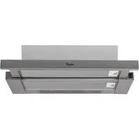 Whirlpool AKR 5390 IX - Panser - teleskopisk - bredde: 59.8 cm - dybde: 30 cm - ekstraksjon og resirkulasjon (-) - med intern motor - inox