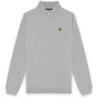 Lyle & Scott Collegegenser - Kvart glidelås - Light Grey Marl - - 9-10 år (134-140) - Collegegenser