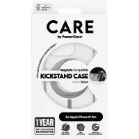 CARE by PanzerGlass Feature Case Transparent w. Silver Kickstand & MagSafe iPhone 15 Pro