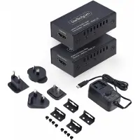 StarTech.com Startech HDMI Extender Over CAT5e/6 Kit, 4K 60Hz, Up to 200ft (60m) - Video/lyd-forlenger - HDMI - over CAT 5/5e/6 - opp til 60 m