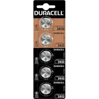 Duracell knappcelle CR2032 lithium 3 V (5-pakning)
