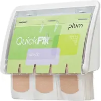Plum Dispenser Plaster QuickFix UNO 45 stk Plast med Elastiske plastre Klar,1 stk