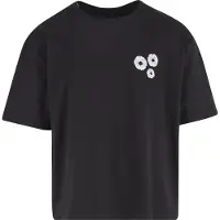 Mister tee Bold Flowers Cropped Oversized Kortarmet T-skjorte