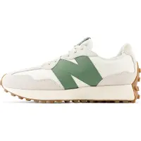 New Balance unisex. U327V1 Leather Sneakers 327 white (37), 1 to 3 cm, Laces, Casual