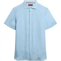 Superdry Vacation Linen Kortarmet Skjorte