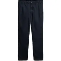 Superdry for man. M7011135A International navy chino trousers (32/32), Casual, Cotton