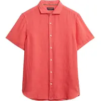Superdry Vacation Linen Kortarmet Skjorte