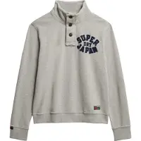 Superdry Vintage Athletic Half Button Collegegenser