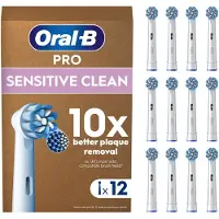 Oral-B Pro Sensitive Clean børstehoder 12-pk, ekstra myk, hvit