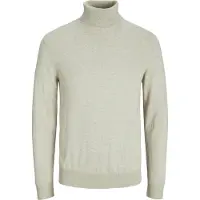 Jack & Jones Emil Knit Roll Neck Detail Melange Genser