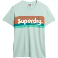 Superdry Terrain Logo Stripe Relxed Kortarmet T-skjorte
