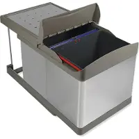 Emuca 8906865 2x16l Resirkuleringsbeholder
