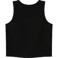Name It Kids Crop Top - NkfNakal - Black - - 13-14 år (158-164) - Singlet