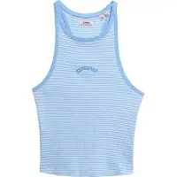 Superdry Essential Logo Stripe Racer Ermeløs Topp