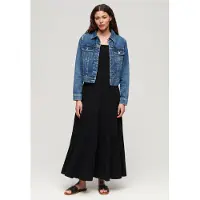 Superdry Smocked Cami Ermeløs Lang Kjole