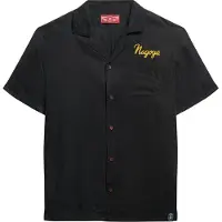 Superdry for man. M4010938A Merchant Suika Shirt black (S), Casual, Cotton, Short sleeve